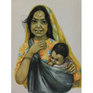 Danuta Muszyńska-Zamorska, Indian woman with child