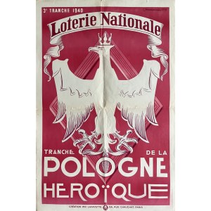 Louis Marcoussis, Plakat propagandowy „Loterie Nationale Tranche De La Pologne Heroique”
