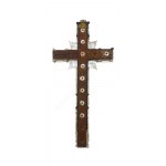 Crucifix with Stations of the Cross on the reverse,