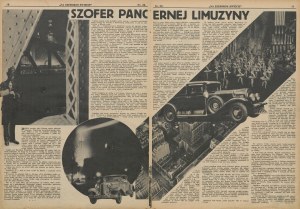 Na Szerokim Świecie. Ensemble de 2 numéros de 1931 [photomontages de Kazimierz Podsadecki, illustrations de Jan Marcin Szancer].