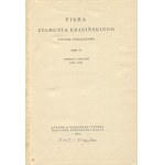 KRASIŃSKI Zygmunt - Pisma. Wydanie jubileuszowe [komplet 8 tomów] [1912]
