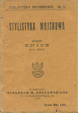 ZNICZ (propriété de Łucjan Małecki) - Stylistique militaire [1919].