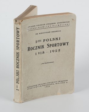 ORŁOWICZ Mieczysław - 1st Polish Sports Yearbook [1925].
