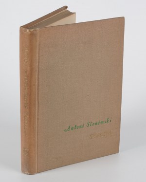 SLONIMSKI Antoni - Poetry [1954] [AUTOGRAPH AND DEDICATION].