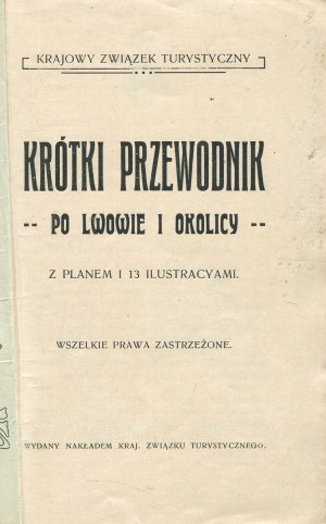 Stručný průvodce po Lvově a okolí [1910].