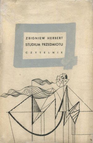 HERBERT Zbigniew - Studium przedmiotu [Erstausgabe 1961] [Umschlag von Andrzej Heidrich].
