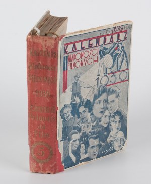Calendrier des actualités cinématographiques (Almanach Polonais du Film) [1930] [couverture par Stefan Norblin].