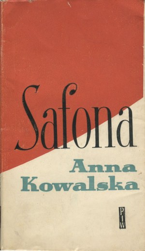KOWALSKA Anna - Safona [première édition 1959] [AUTOGRAPHIE ET DÉDICACE].