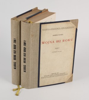 KUKIEL Marian - Guerre de 1812 [ensemble de 2 volumes avec cartes et plans] [1937].
