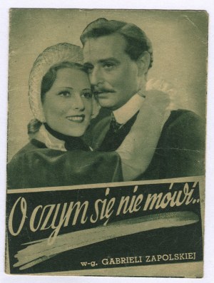 [Cinema program] What is not talked about.... [1939]