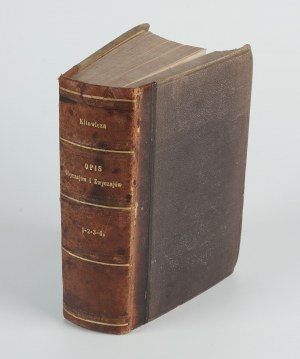 KITOWICZ Jędrzej - Opis obyczajów i zwyczajów za panowania Augusta III [set of 4 volumes] [second edition 1855].