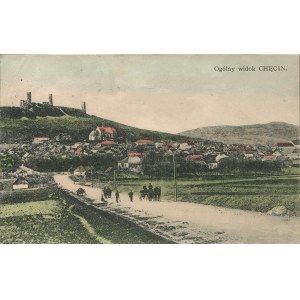 [pocztówka] Chęciny. Ogólny widok [1911]