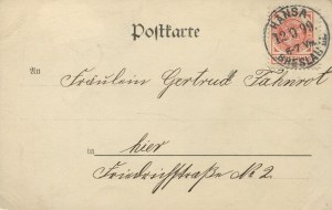 [Postcard] Gruss aus Breslau. Oder mit Sandbrücke. Greetings from Breslau. Sandbrücke Bridge [1899].