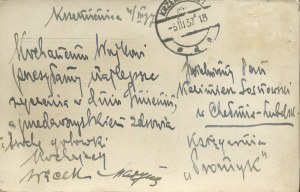[Postkarte] Krzemieniec. Lyzeum [1937].