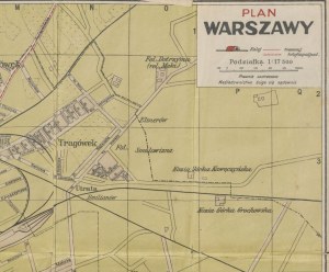 Pianta di Varsavia in scala 1:17500 [ca. 1918].