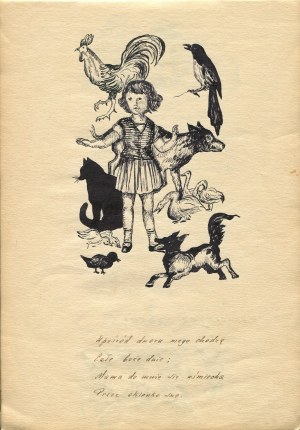 Wierszyki Marii Konopnickiej. Rukopis a ilustrace anonymního autora [1940].
