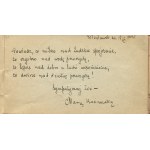 Pamiętnik z wpisami dla Zosi Nowickiej z Włocławka [lata 1919-1921]