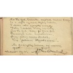Pamiętnik z wpisami dla Zosi Nowickiej z Włocławka [lata 1919-1921]