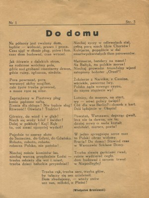 Was der Tag bringt. Nachrichten für Soldaten. Nummer 1 vom Dezember 1945