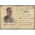 Ministerstwo Spraw Wojskowych. Legitymacja osobista kapitana Stanisława Witolda Dobrowolskiego z 2 Baonu Mostów Kolejowych [Legionowo 1935-1939]