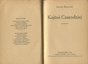 KORCZAK Janusz - Kajtuś czarodziej [first edition 1935].