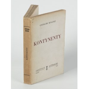 MIŁOSZ Czesław - Kontynenty [wydanie pierwsze Paryż 1958]
