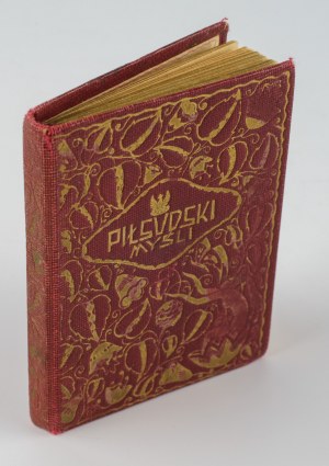 PIŁSUDSKI Józef - Myśli [miniaturní vydání 1924] [AUTOGRAF J. PIŁSUDSKIEGO].