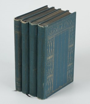 GOSZCZYŃSKI Seweryn - Dzieła zbiorowe [Complete 4 tomów] [1911].