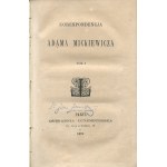 MICKIEWICZ Adam - Correspondence [set of 2 volumes] [first edition Paris 1870-1872].