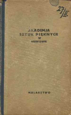 Index of Maria Makarówna, student of the Faculty of Painting and Sculpture at the Academy of Fine Arts in Cracow [1929] [with signatures of K. Sichulski, F. Pautsch, K. Laszczka, X. Dunikowski].