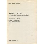 Malarze z kręgu Tadeusza Pruszkowskiego. Katalog wystawy [1978] [Bractwo św. Łukasza, Szkoła Warszawska, Loża Wolnomularska]