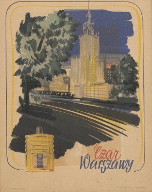 [reklama] Czar Warszawy - reklama na kolínskou vodu [1954].