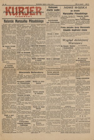 Der Rote Kurier. Erste außerordentliche Ausgabe. Nummer 109 vom 14. Mai 1926 [Mai-Coup].