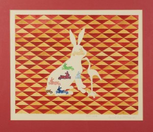 Ryszard GRZYB (ur. 1956), Seven rabbits, 1995