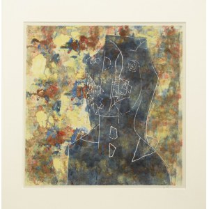 Christian ROESCH, 20th/XXI century, Composition with bust, 1989