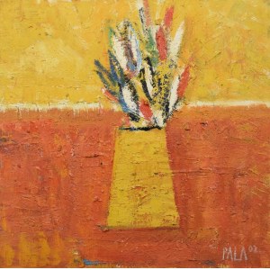 Dariusz PALA (b. 1967), Flowers in a yellow vase, 2002