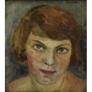 Jerzy FEDKOWICZ (1891-1959), Hlava mladej ženy
