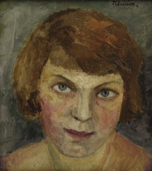 Jerzy FEDKOWICZ (1891-1959), Głowa młodej kobiety