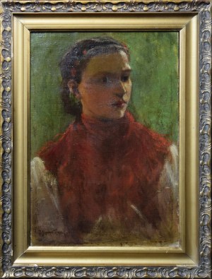 Józef KRZESZ-MĘCINA (1860-1934), Dziewczyna