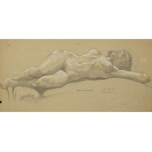 Marian WAWRZENIECKI (1863-1943), Lying Nude