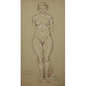Marian WAWRZENIECKI (1863-1943), Nude standing forward