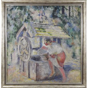 Kazimierz SICHULSKI (1879-1942), At the Well, 1932