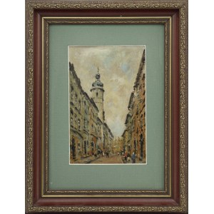 Jerzy PAWŁOWSKI (1909-1991), Altstadt mit Piwna-Straße, 1936