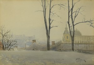 Franciszek TUREK (1882-1947), Widok na Kraków, 1919