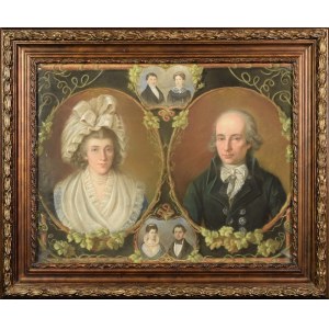 Painter unspecified, 19th century, Family portraits
