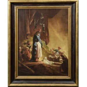 Neurčený maliar, 19. storočie, Vzkriesenie Lazára