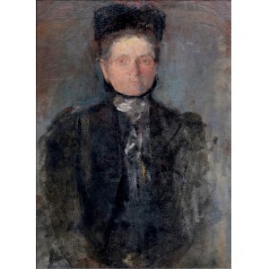 Olga Boznańska (1865 Krakov - 1940 Paríž), Portrét vojvodkyne Jadwigy zo Sanguszky Sapieżyny