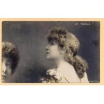 Teodor Axentowicz (1859 Brasov/Rumänien - 1938 Krakau), Porträt von Sarah Bernhardt im dritten Akt von Tosca, 1888.