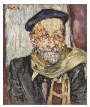 Mela Muter (1876 Warszawa - 1967 Paryż), Portret mężczyzny w berecie, przed 1939 r.