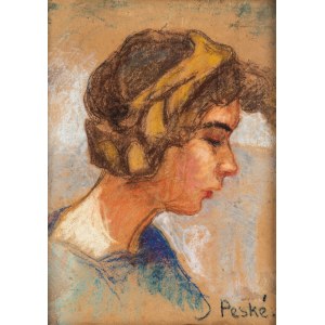 Jean Peské (1870 Golta/Ukrajina-1949 Le Mans), Portrét umelcovej dcéry Marie Marty